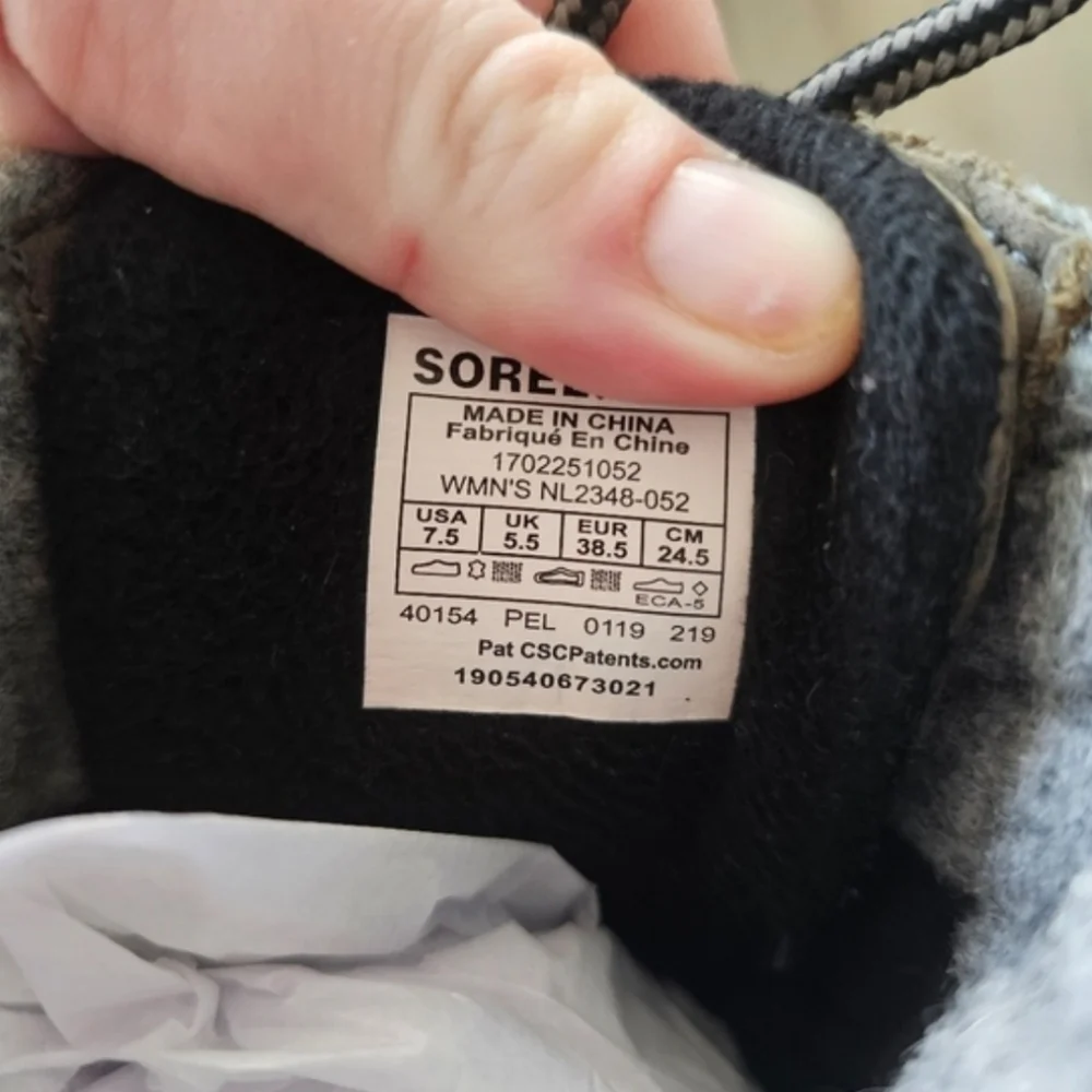 Sorel Slimpack Leather Boot Size 7.5